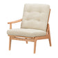 マルニ60 フレームチェア ハイバック1シーター・右肘（オーク／ハイバック／通常幅）