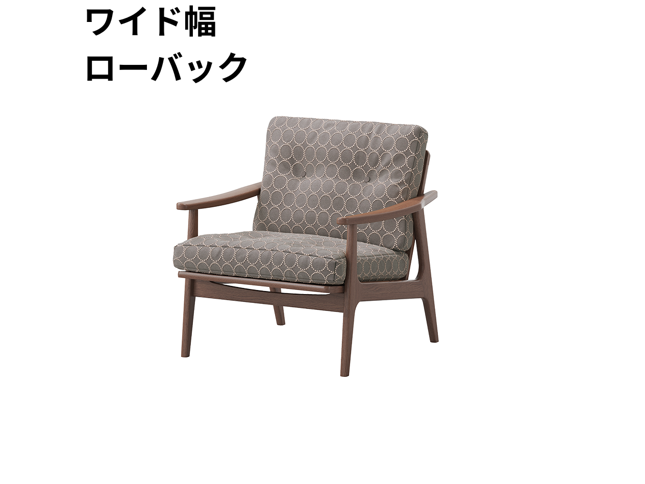 『マルニ60期間限定企画』ミナペルホネン／タンバリン＆ライトベリー全色から生地セレクト！マルニ60フレームチェア／ウォールナット材／ウレタン仕上／1シーター 両肘