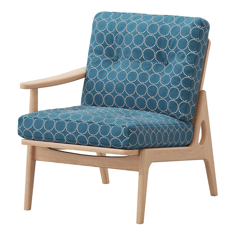 マルニ60 フレームチェア 1シーター・右肘（オーク／ローバック／通常幅）