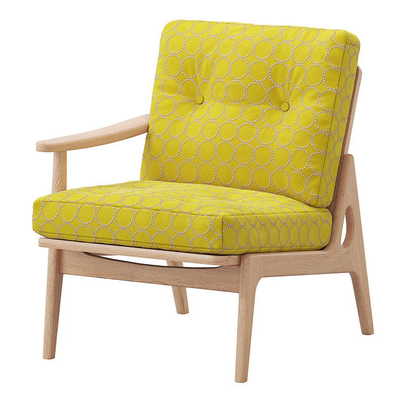 マルニ60 フレームチェア 1シーター・右肘（オーク／ローバック／通常幅）