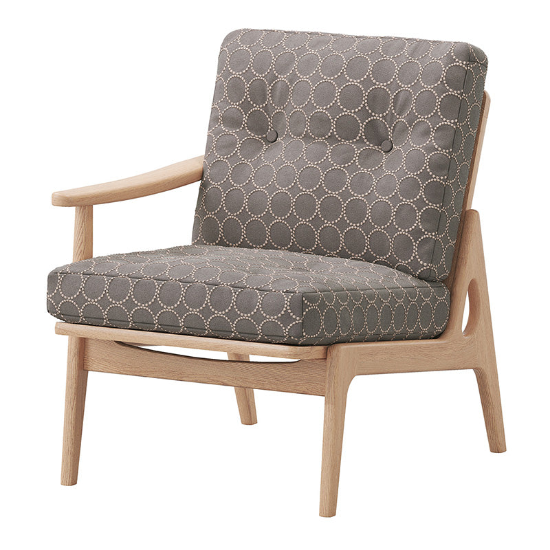 マルニ60 フレームチェア 1シーター・右肘（オーク／ローバック／通常幅）