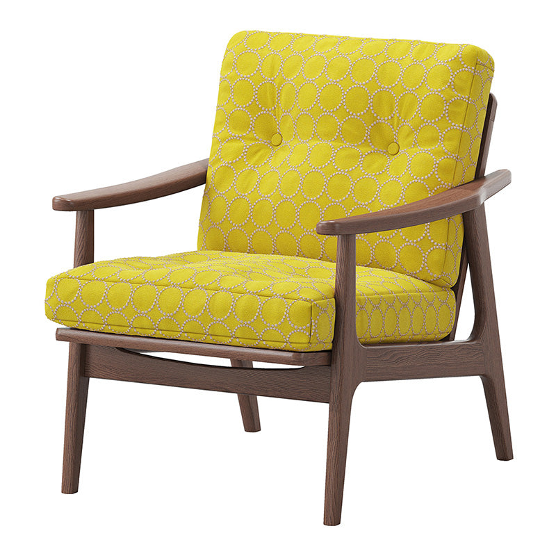 マルニ60 フレームチェア 1シーター・両肘（ウォールナット／ローバック／通常幅）