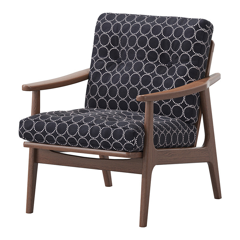 マルニ60 フレームチェア 1シーター・両肘（ウォールナット／ローバック／通常幅）