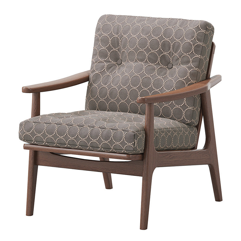 マルニ60 フレームチェア 1シーター・両肘（ウォールナット／ローバック／通常幅）