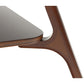 天童木工 テーブル 甲板/棚 : スギ柾目圧密材(BW色) 脚 : スギ圧密成形(BW色) (F-2742SG-BW)