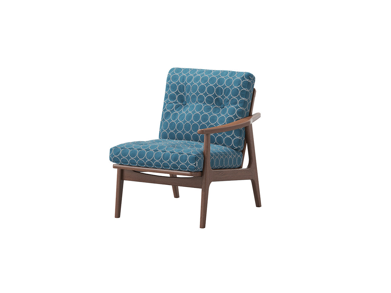 『マルニ60期間限定企画』ミナペルホネン／タンバリン＆ライトベリー全色から生地セレクト！マルニ60フレームチェア／ウォールナット材／ウレタン仕上／1シーター 左肘