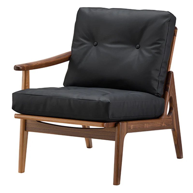 （リニューアル）マルニ60 フレームチェア 1シーター・右肘（ウォールナット）