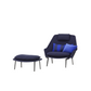 Vitra(ヴィトラ) スローチェア & オットマン (ファブリック) バックレストクッション2個付き