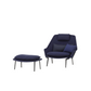 Vitra(ヴィトラ) スローチェア & オットマン (ファブリック) バックレストクッション2個付き