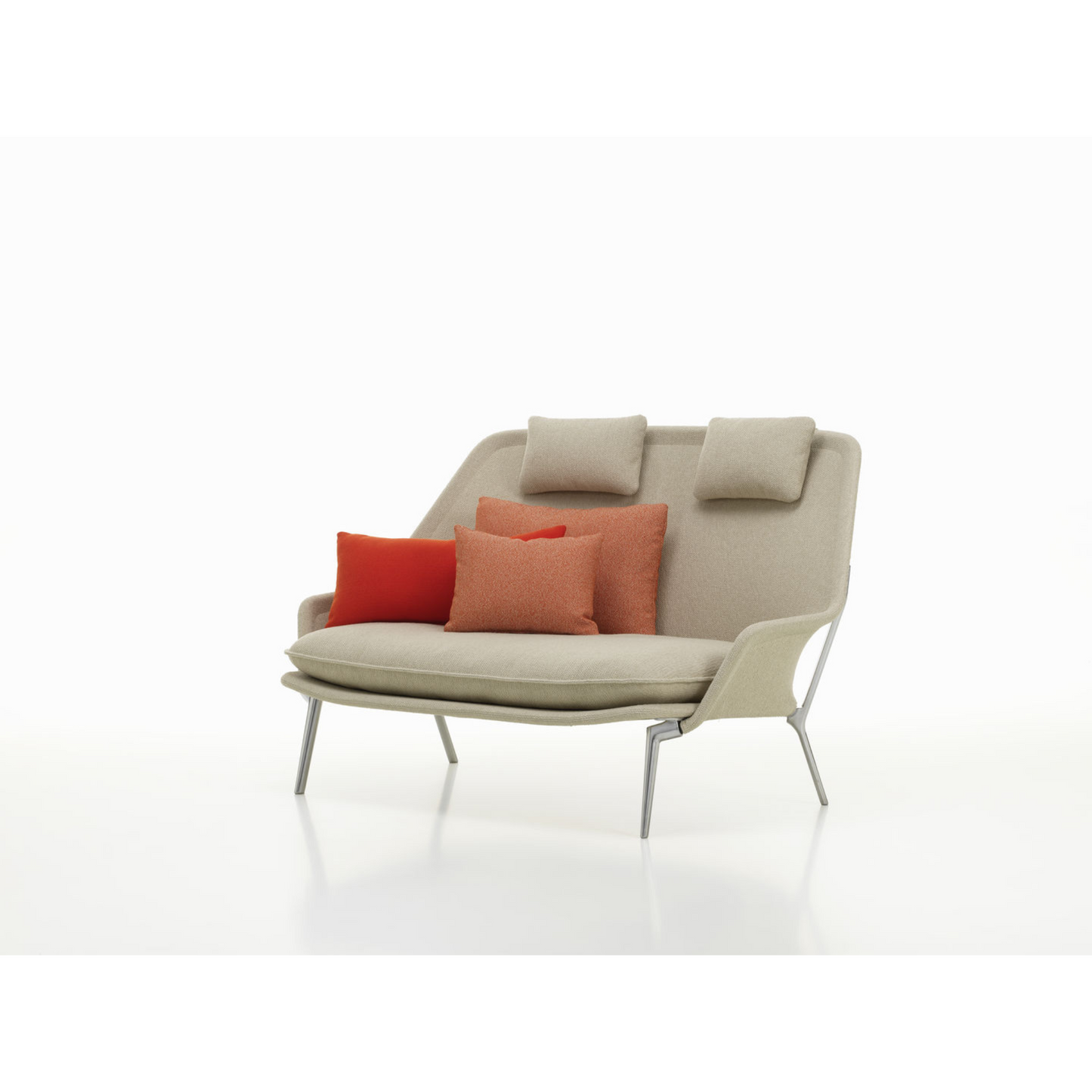Vitra(ヴィトラ) スローソファ(ファブリック) バックレストクッション3個付き