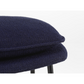 Vitra(ヴィトラ) スローチェア & オットマン (ファブリック) バックレストクッション2個付き