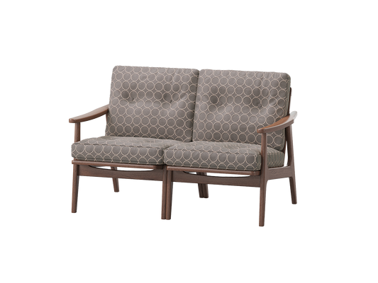 『マルニ60期間限定企画』ミナペルホネン／タンバリン＆ライトベリー全色から生地セレクト！マルニ60フレームチェア／ウォールナット材／ウレタン仕上／2シーター 両肘