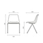 PACIFIC FANITURE SERVICE（パシフィックファニチャーサービス）ROBIN DAY POLYSIDE CHAIR（ロビンデイ ポリサイドチェア ） / Dark Grey Frame