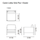 Karimoku New Standard（カリモクニュースタンダード） Castor Lobby Sofa Plus（キャストールロビーソファプラス）
