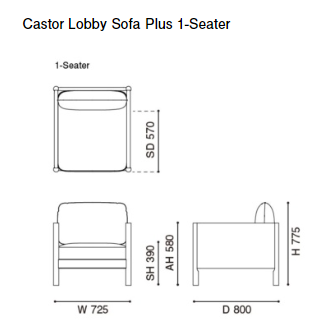 Karimoku New Standard（カリモクニュースタンダード） Castor Lobby Sofa Plus（キャストールロビーソファプラス）