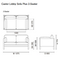 Karimoku New Standard（カリモクニュースタンダード） Castor Lobby Sofa Plus（キャストールロビーソファプラス）