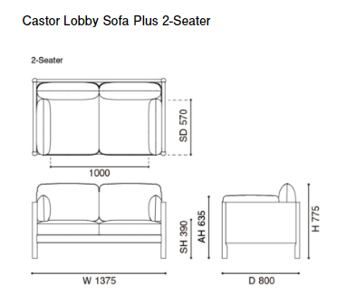 Karimoku New Standard（カリモクニュースタンダード） Castor Lobby Sofa Plus（キャストールロビーソファプラス）
