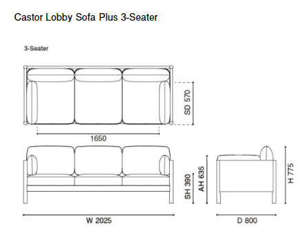 Karimoku New Standard（カリモクニュースタンダード） Castor Lobby Sofa Plus（キャストールロビーソファプラス）