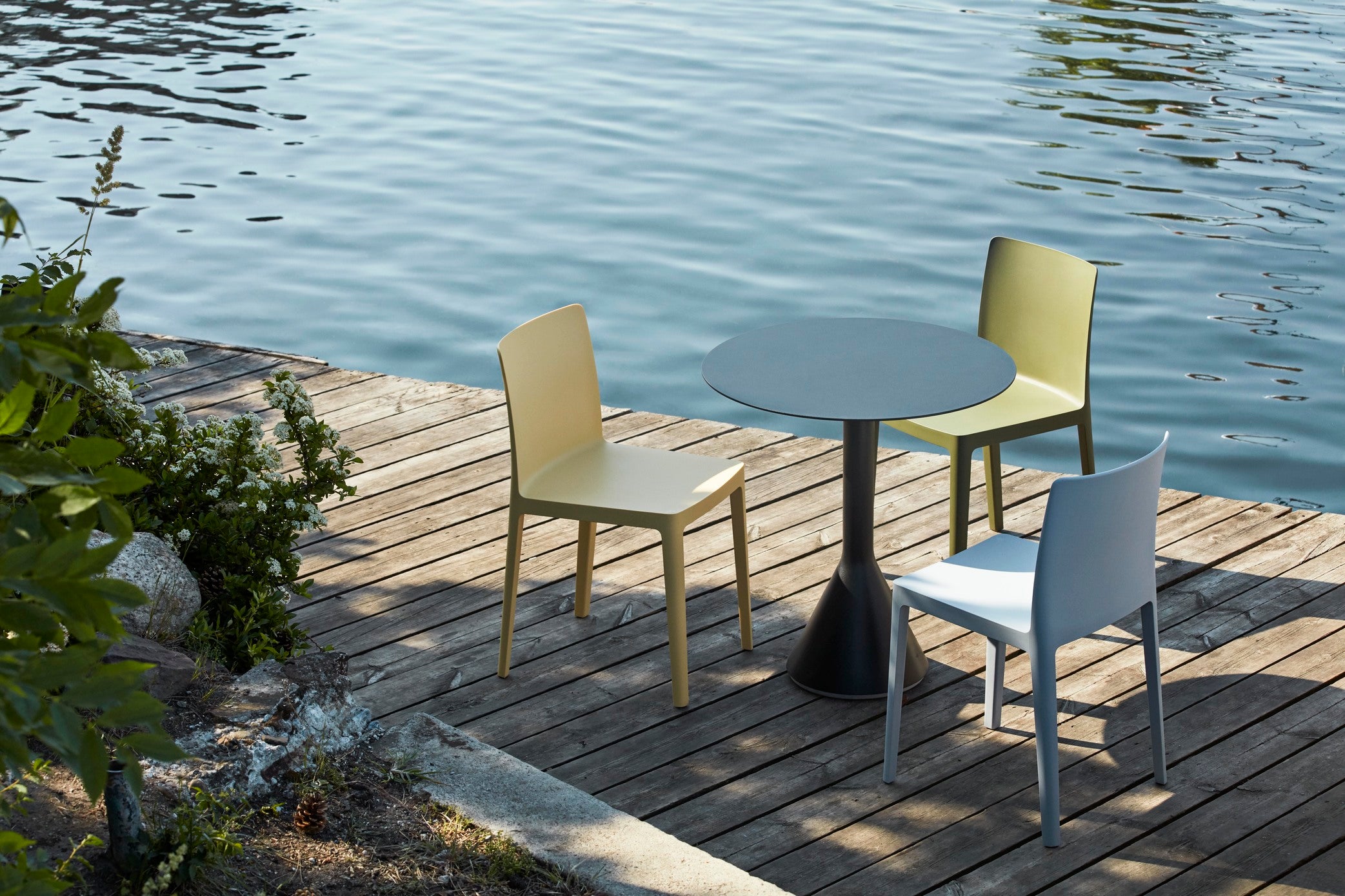 ※都内送料無料 HAY PALISSADE CONE TABLEΦ60xH105 Palissade Cone Table, Ø 60 x H 105, Sky grey | Hay | Garden