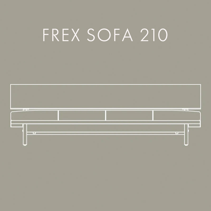 広松木工 FREX フレックスソファ（スチール脚）幅126／140／154／168／182／196／210 [7サイズ]