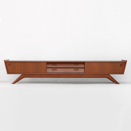 【2025年初夏入荷予定】Klokken（クロッケン）チーク材テレビボード03 200cm 定価253,000円（税込） → 割引後価格227,700円（税込）