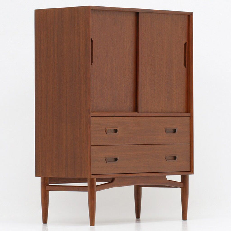 【2025年初夏入荷予定】Klokken（クロッケン）チーク材ハイキャビネット　定価198,000円（税込） → 割引後価格178,200円（税込）
