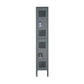 18" LYON RECESSED HANDLE LOCKER - 2TIER