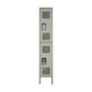 18" LYON RECESSED HANDLE LOCKER - 2TIER