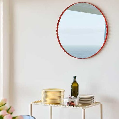 モデルルーム展示品HAY ヘイ壁掛けミラーウォールミラー姿見北欧