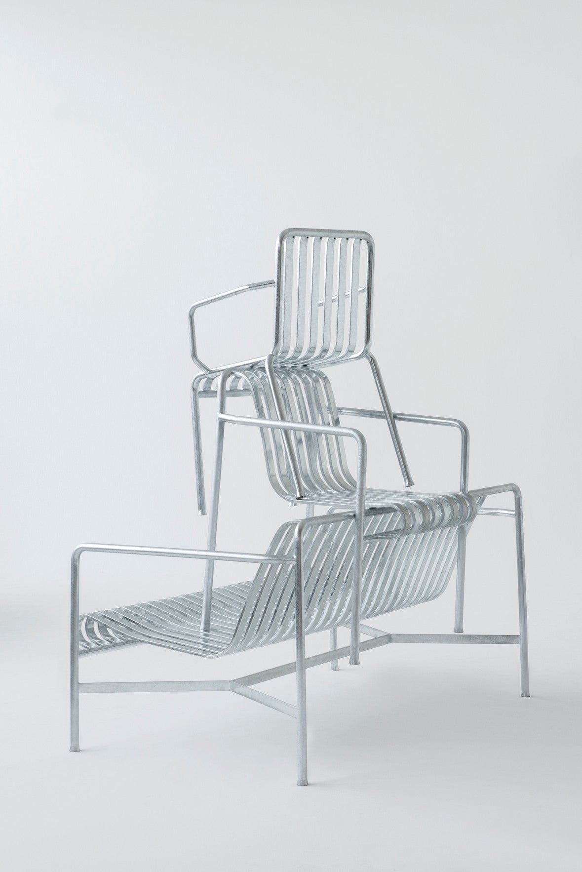 HAY（ヘイ）PALISSADE（パリサード）ARM CHAIR - HOT GALVANISED（2脚セット）