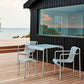 HAY（ヘイ）PALISSADE（パリサード）TABLE / L82.5 x W90 - HOT GALVANISED