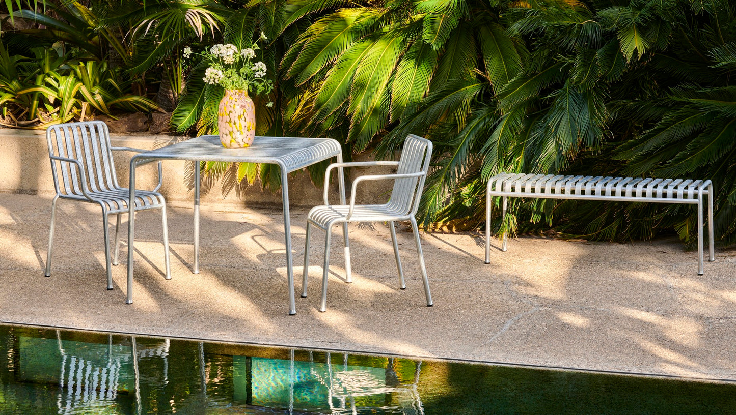 HAY（ヘイ）PALISSADE（パリサード）ARM CHAIR - HOT GALVANISED（2脚セット）