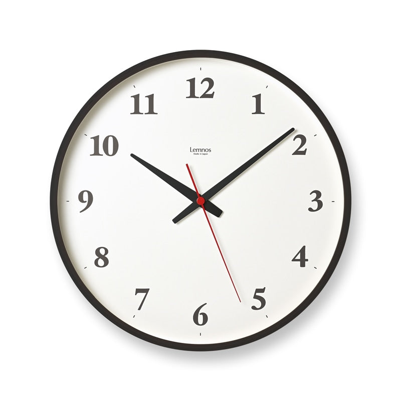 Lemnos（レムノス）Plywood clock［アノニマスデザイン］［電波時計