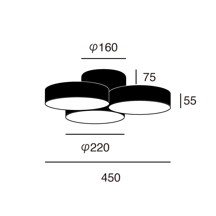 ART WORK STUDIO（アートワークスタジオ）Phantom LED-ceiling lamp（ファントムLEDシーリングランプ）
