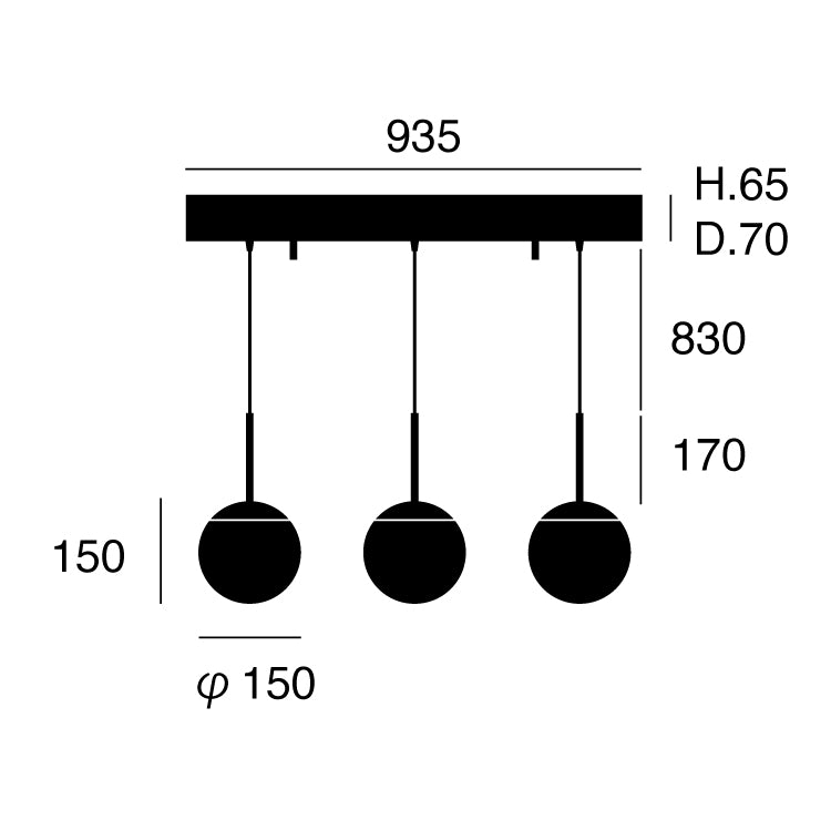 ART WORK STUDIO（アートワークスタジオ）Bliss mini 3-dining pendant
