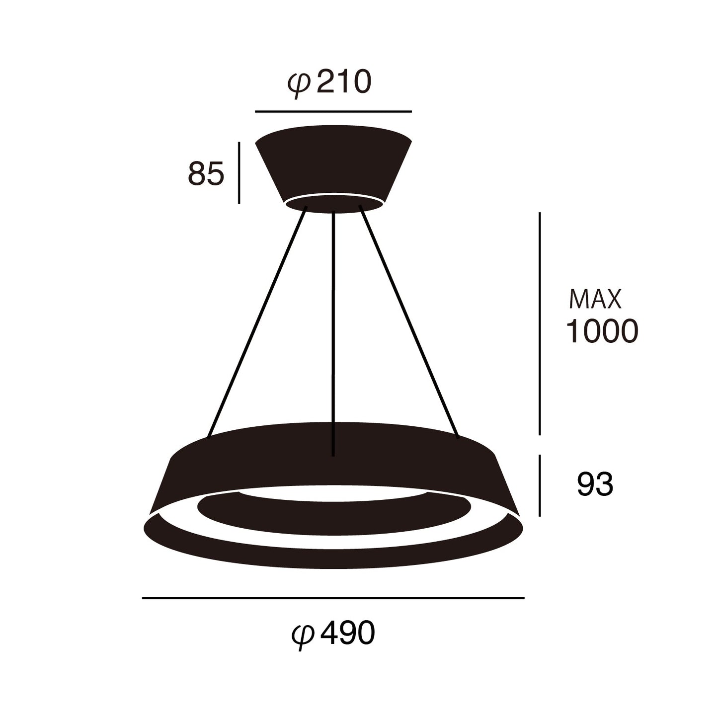 ART WORK STUDIO（アートワークスタジオ）Loop LED-pendant light（ループLEDペンダンライト）
