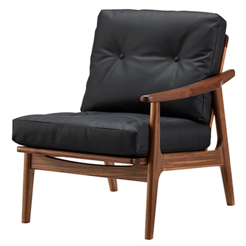 （リニューアル）マルニ60 フレームチェア 1シーター・左肘（ウォールナット）