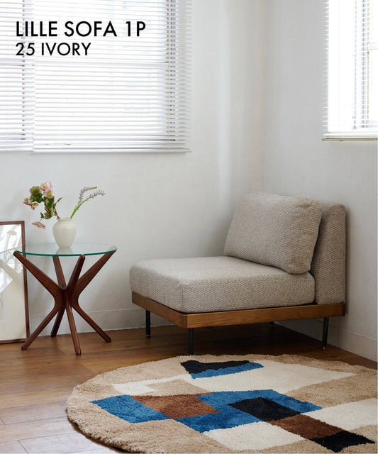 JOURNAL STANDARD FURNITURE（ジャーナルスタンダードファニチャー ） リルソファー 1P 2ND 25 アイボリー