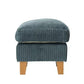 ACME Furniture（アクメファニチャー）JETTY FEATHER OTTOMAN NAVY（ジェティー フェザー オットマン ネイビー ）
