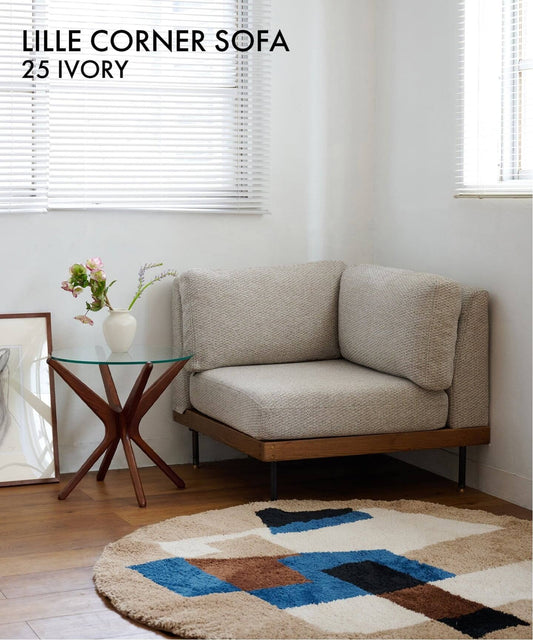 JOURNAL STANDARD FURNITURE（ジャーナルスタンダードファニチャー ） リルコーナーソファ 2ND 25 アイボリー