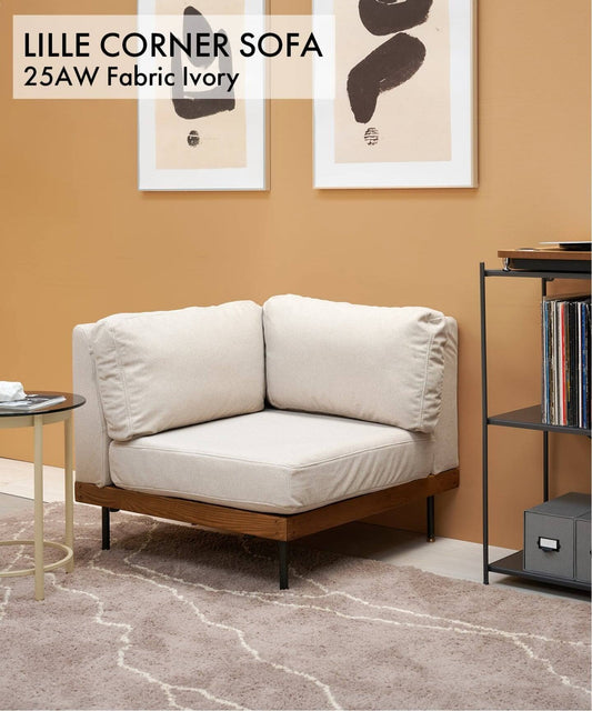JOURNAL STANDARD FURNITURE（ジャーナルスタンダードファニチャー ） リルコーナーソファ 25AW Fabricアイボリー