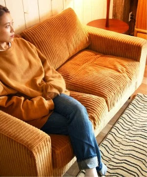 ACME Furniture（アクメファニチャー）JETTY FEATHER SOFA MUSTARD（ジェティー フェザー ソファー マスタード ）