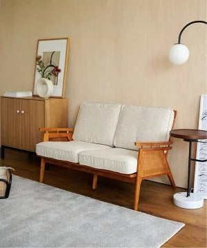 ACME Furniture（アクメファニチャー）WICKER SOFA IV （ウィッカーソファ アイボリー ）