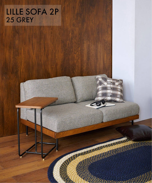 JOURNAL STANDARD FURNITURE（ジャーナルスタンダードファニチャー ） リルソファー 2P 2ND 25 グレー
