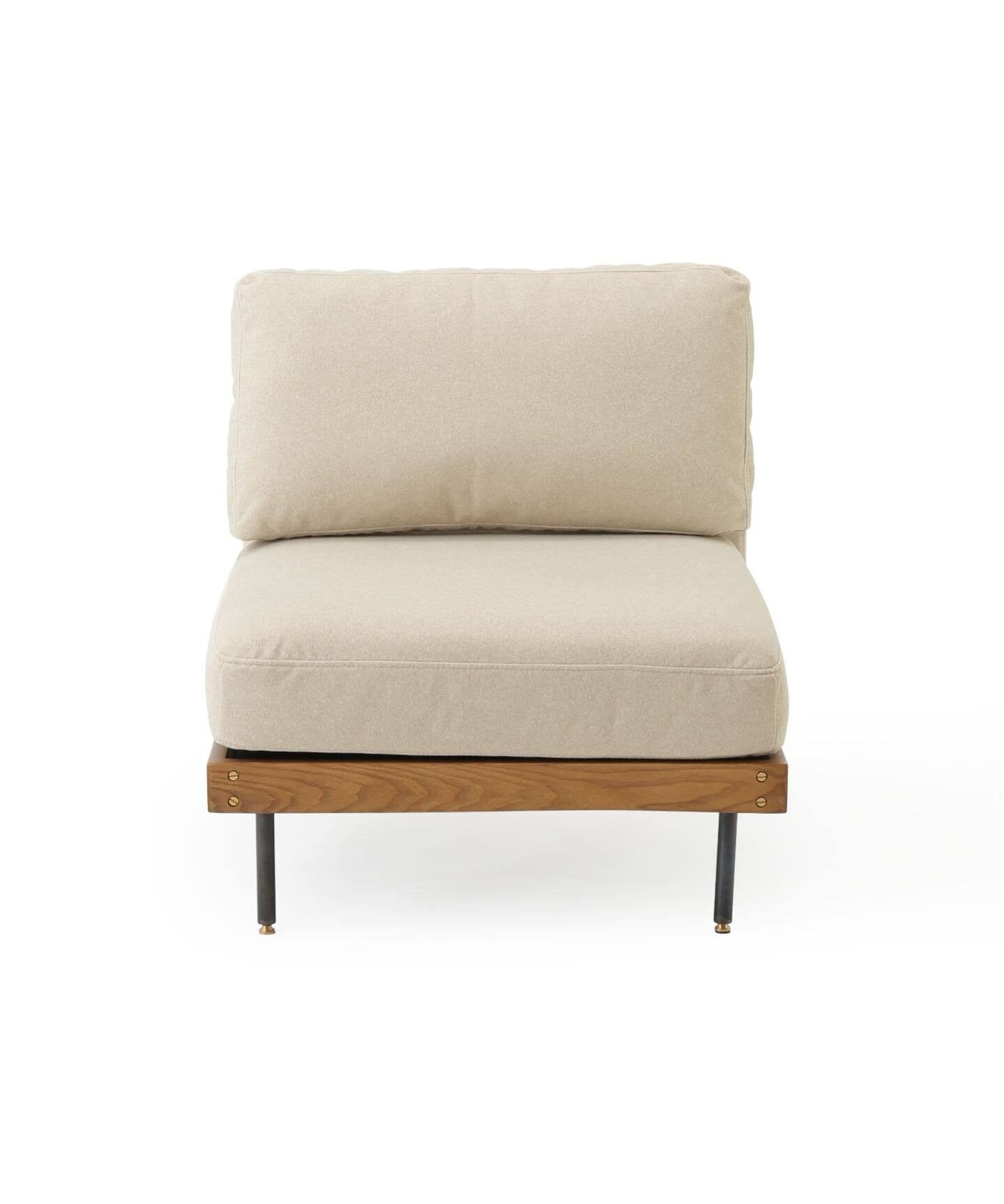JOURNAL STANDARD FURNITURE（ジャーナルスタンダードファニチャー ） リルソファー 1P 25AW Fabric アイボリー