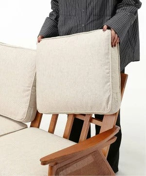 ACME Furniture（アクメファニチャー）WICKER SOFA IV （ウィッカーソファ アイボリー ）