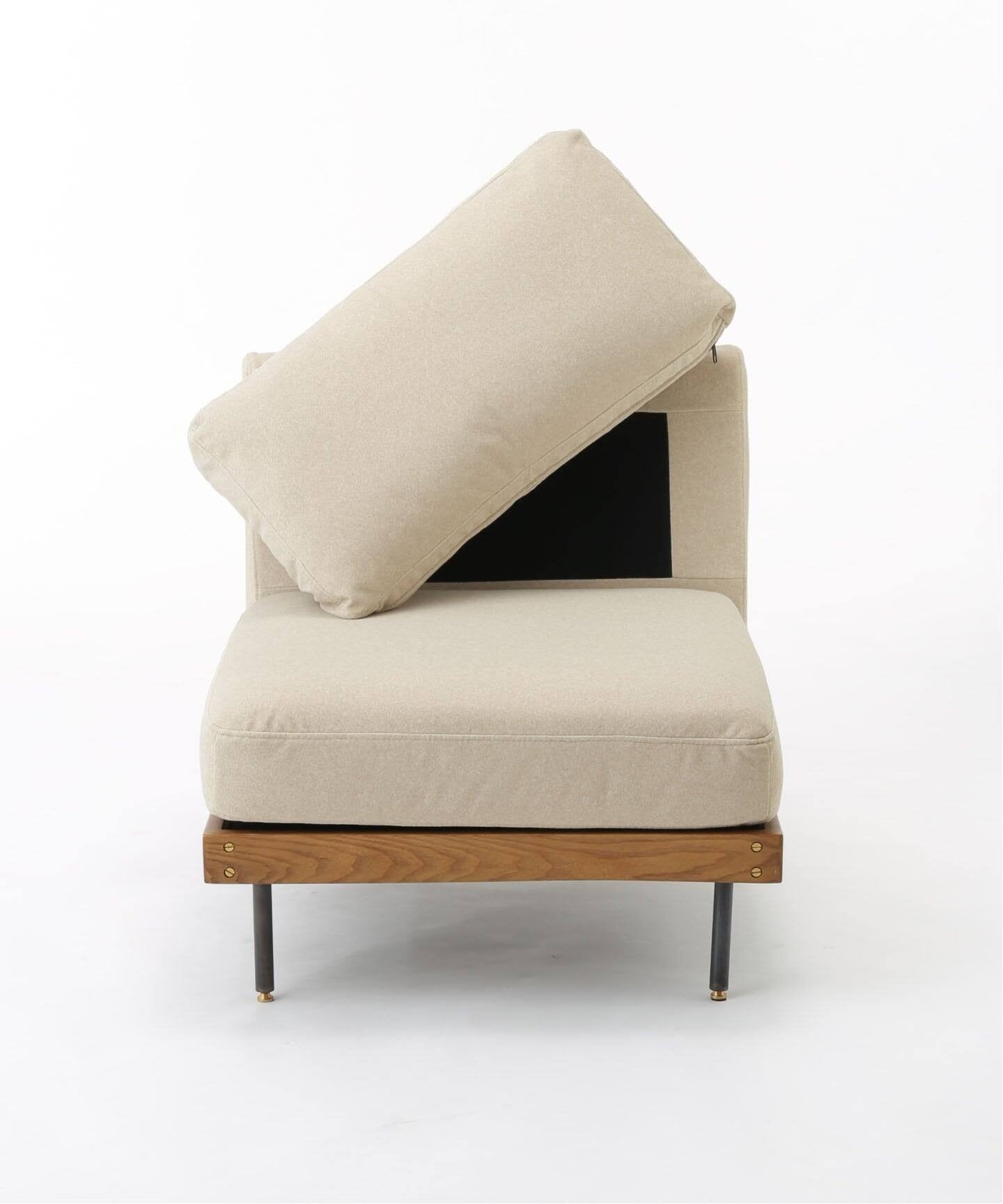 JOURNAL STANDARD FURNITURE（ジャーナルスタンダードファニチャー ） リルソファー 1P 25AW Fabric アイボリー