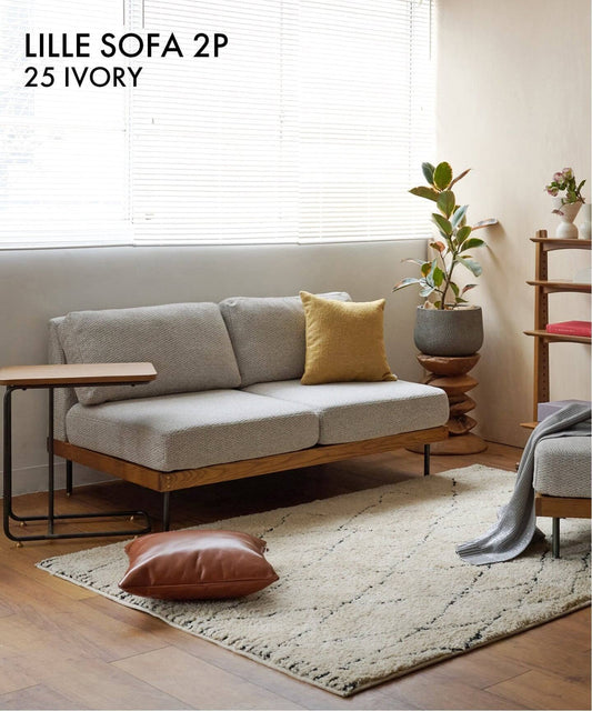 JOURNAL STANDARD FURNITURE（ジャーナルスタンダードファニチャー ） リルソファー 2P 2ND 25 アイボリー