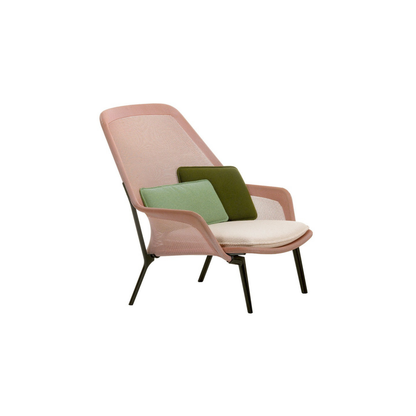 Vitra(ヴィトラ) スローチェア単体 (ニット) バックレストクッション2個付き