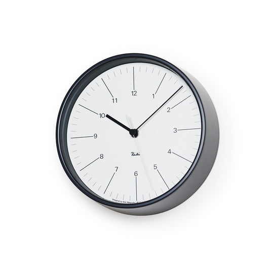 Lemnos RIKI STEEL CLOCK（リキ スチール クロック）［電波時計］